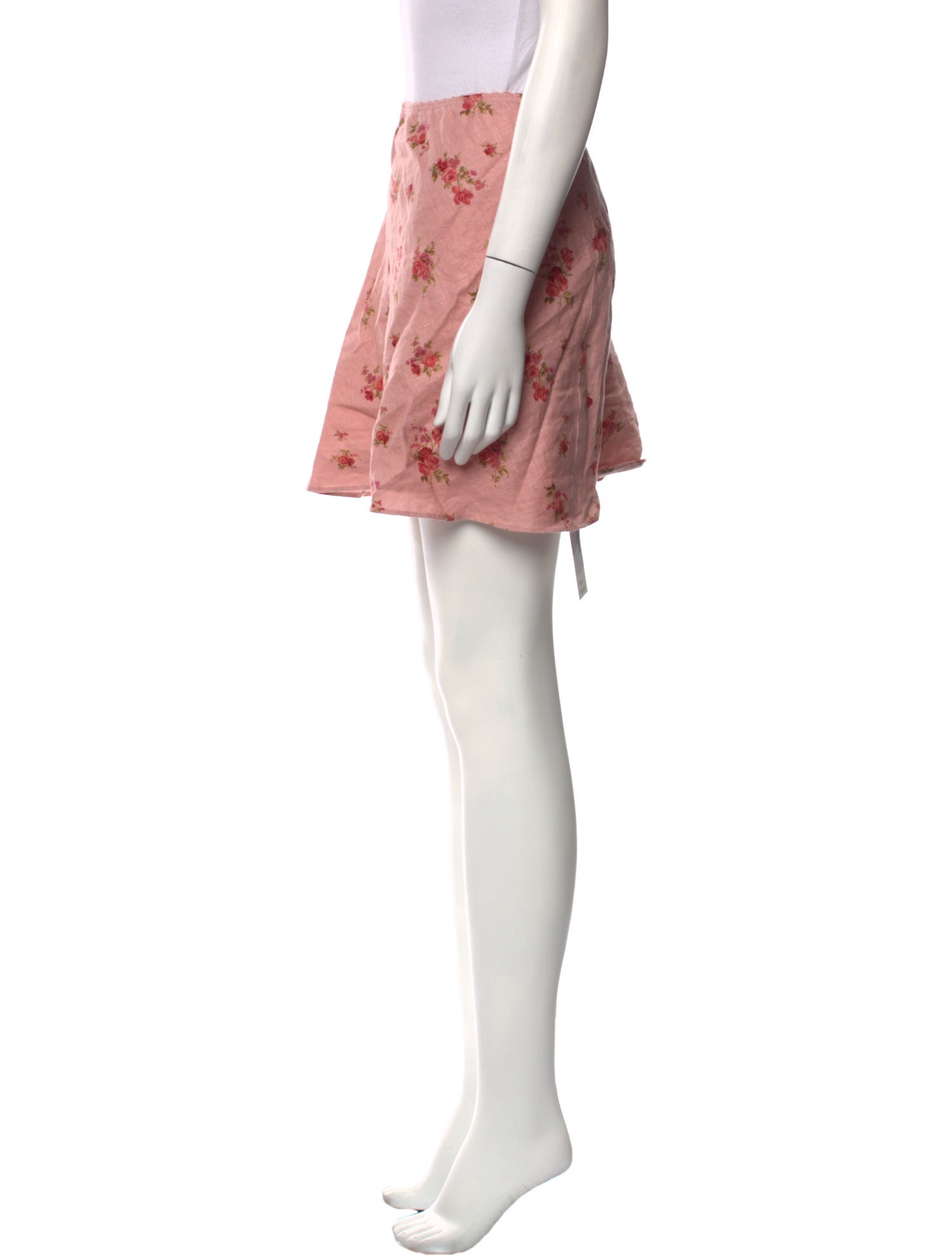 Reformation Linen Mini Skirt