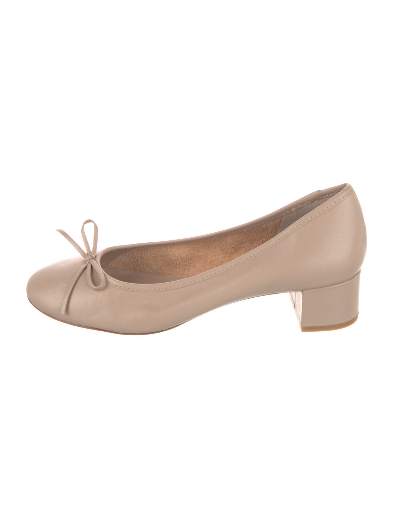 Reformation Leather Bow Accents Flats