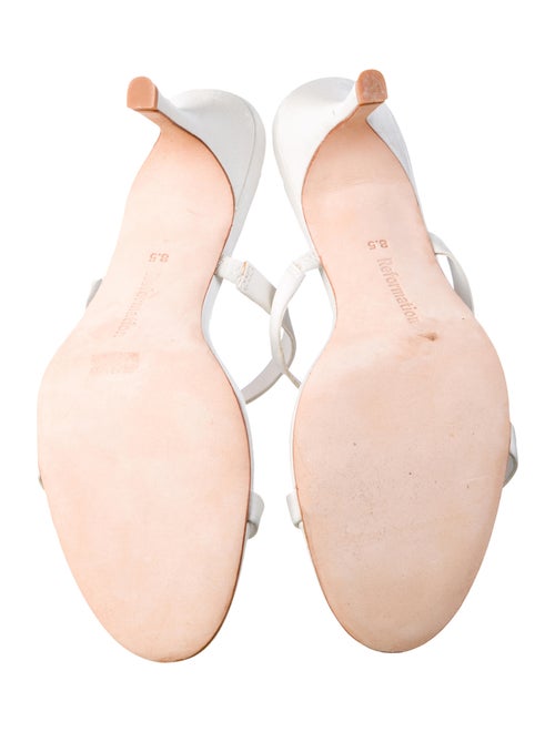 Reformation Satin Slides