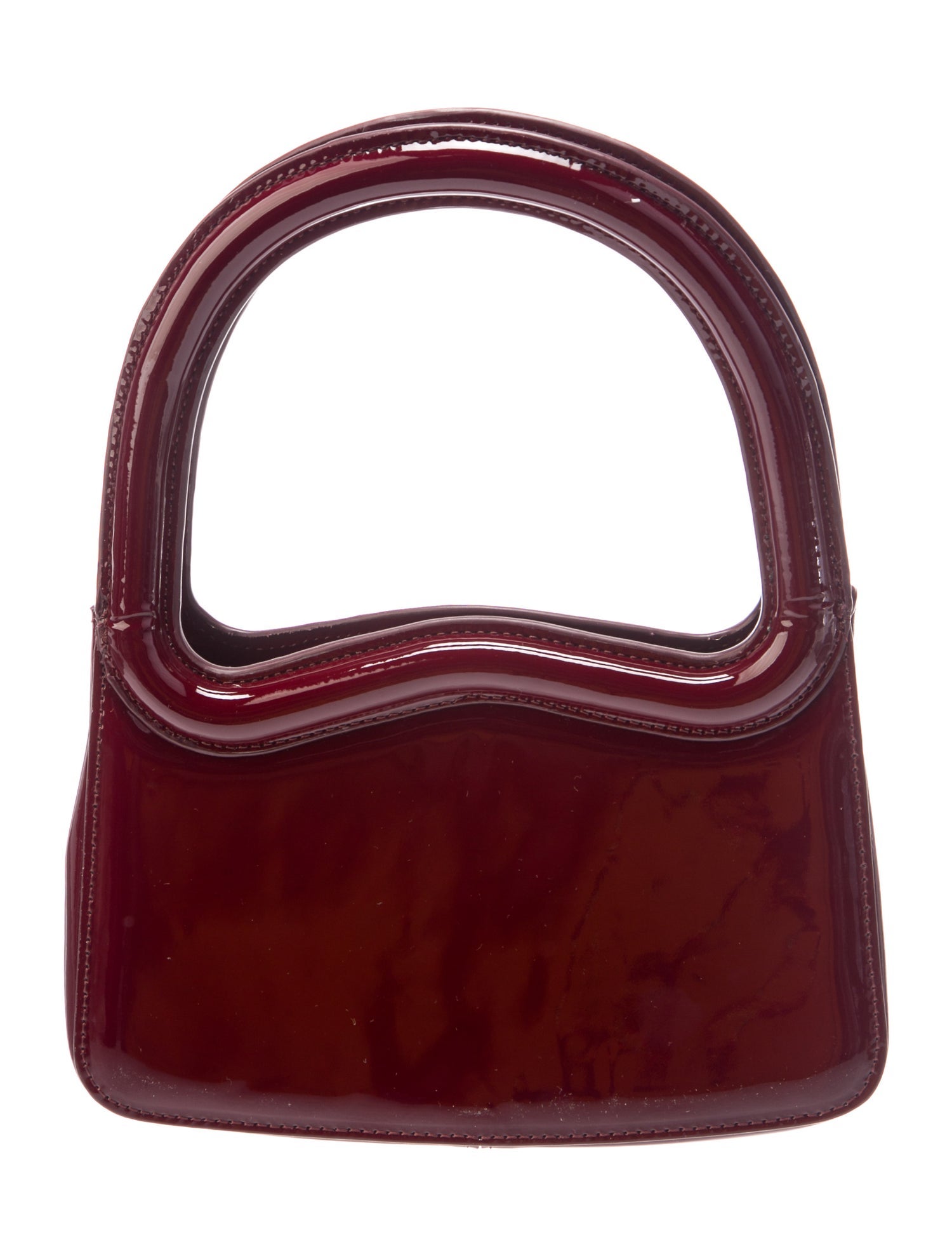 Reformation Patent Leather Top Handle Bag