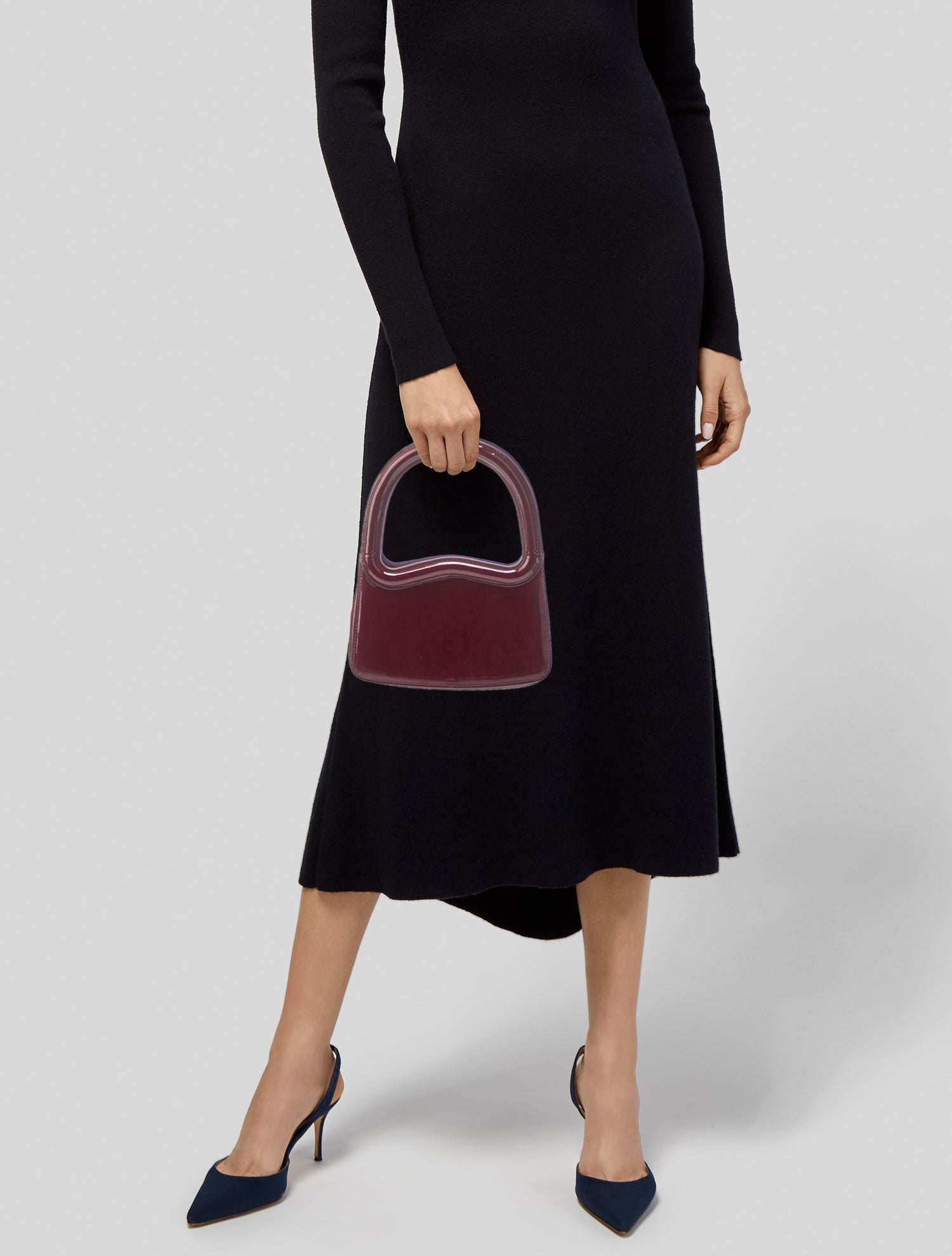 Reformation Patent Leather Top Handle Bag