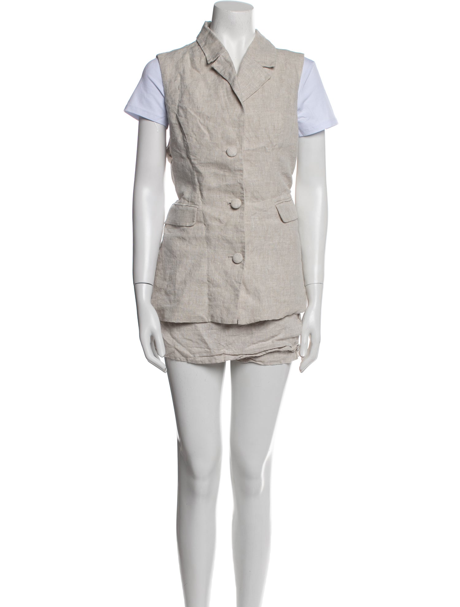 Reformation Linen Short Set