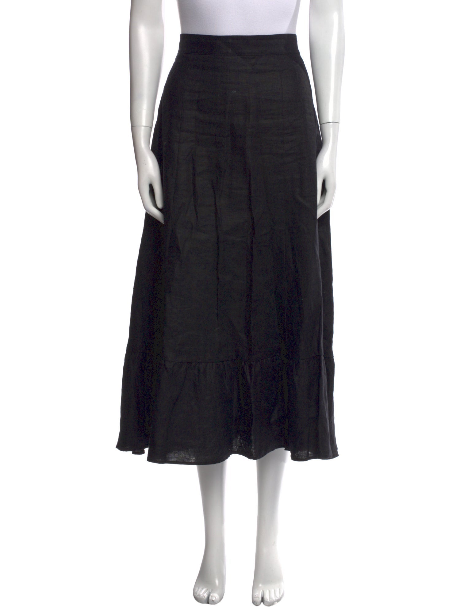 Reformation Linen Midi Length Skirt