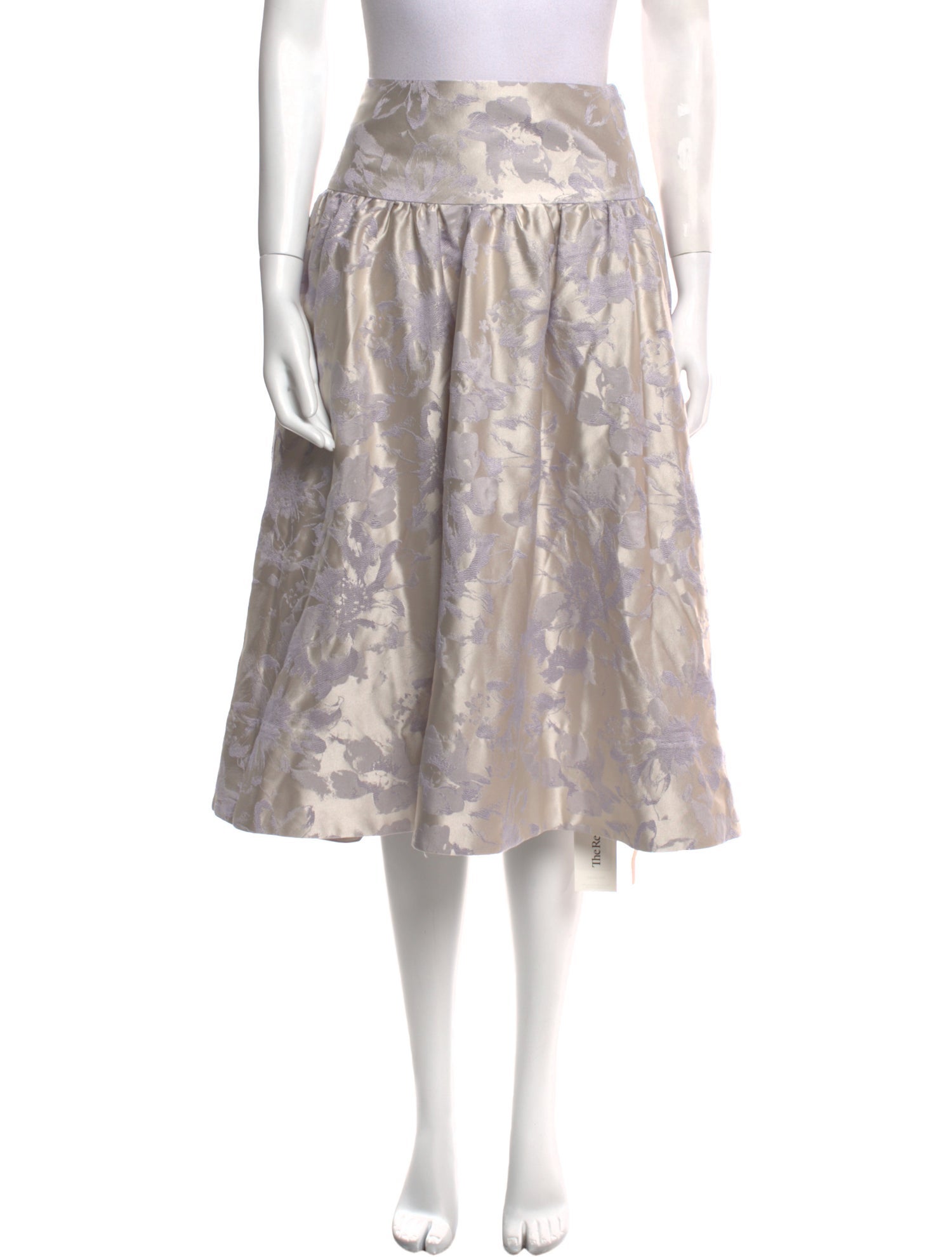 Reformation Floral Print Knee-Length Skirt w/ Tags