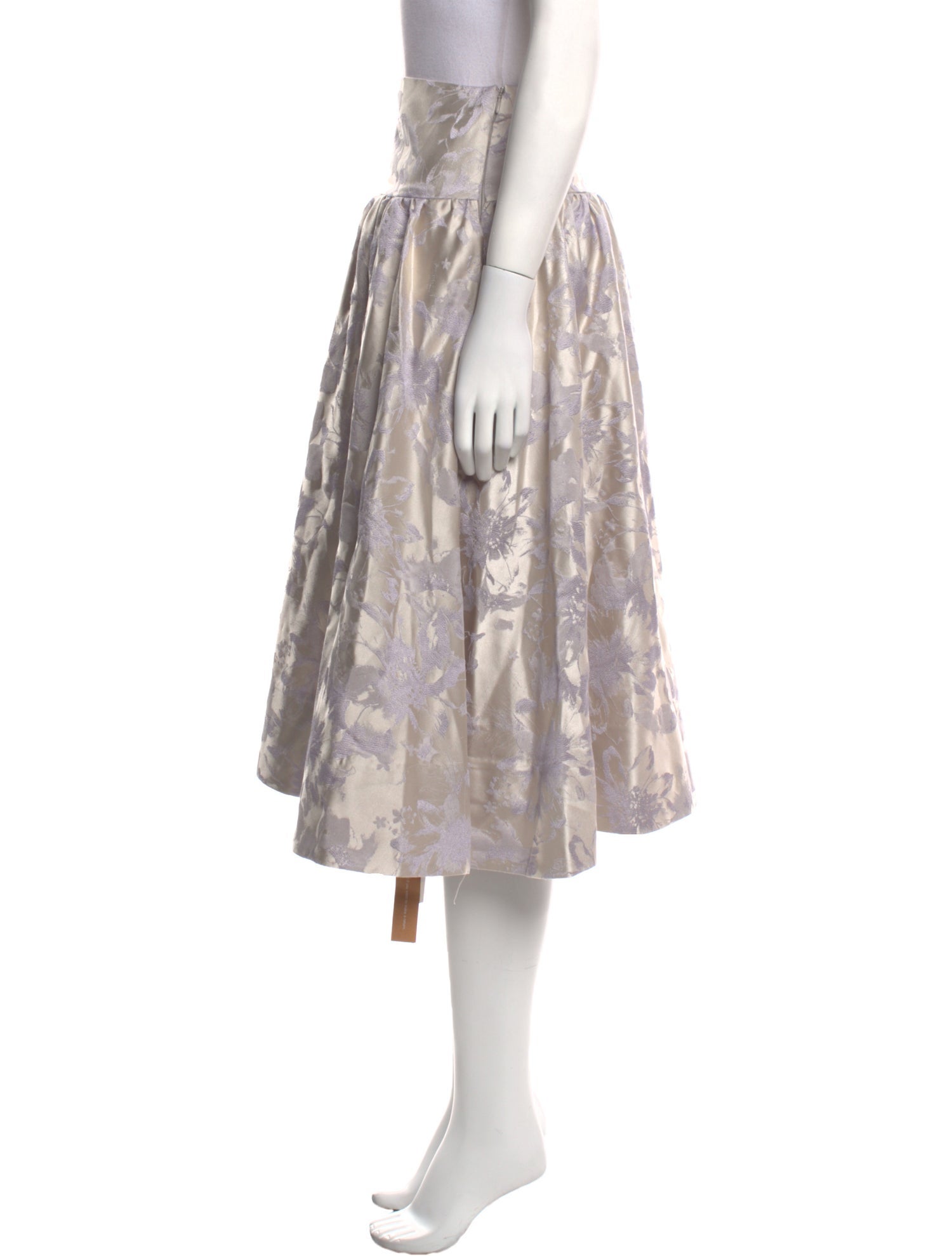 Reformation Floral Print Knee-Length Skirt w/ Tags