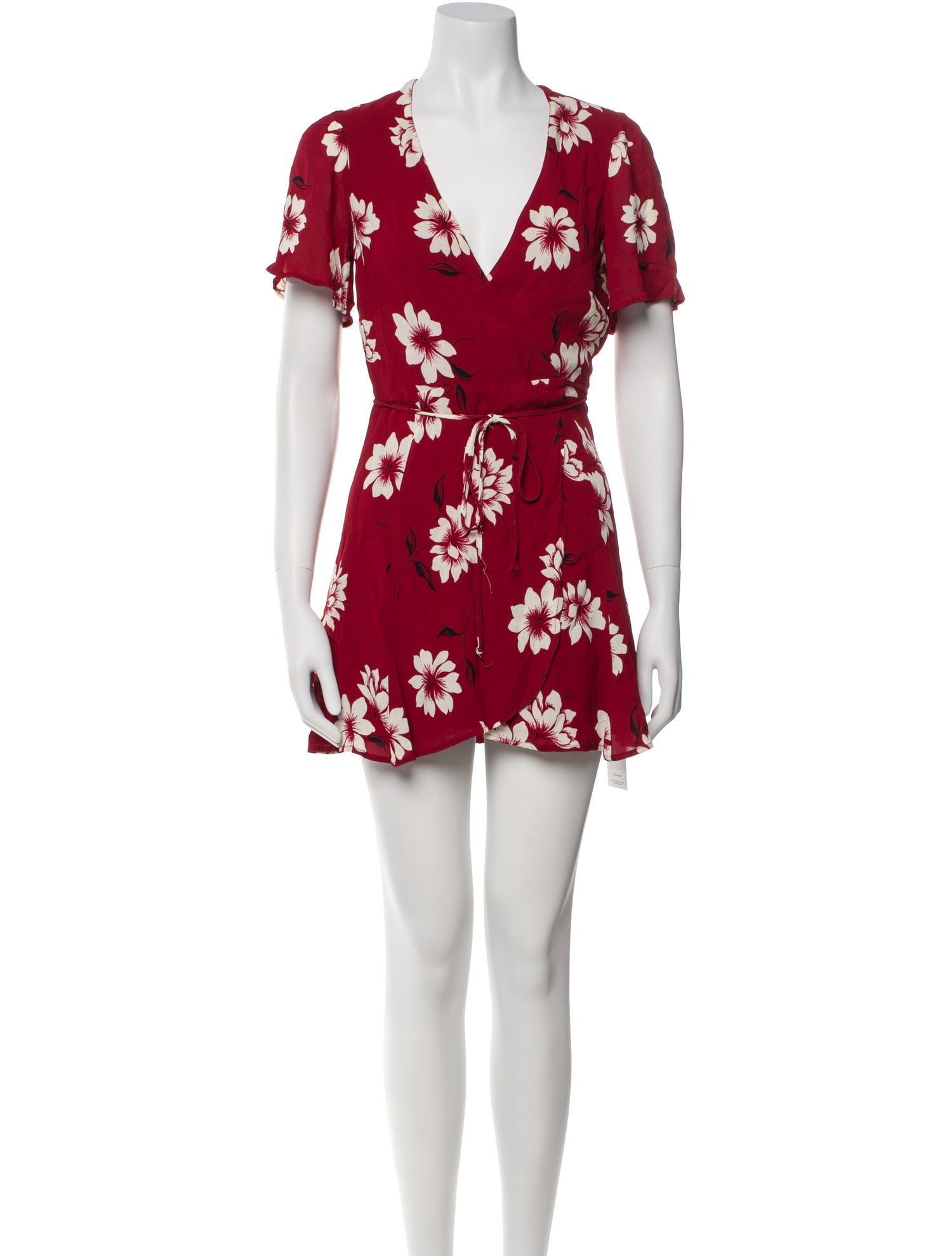 Reformation Floral Print Mini Dress