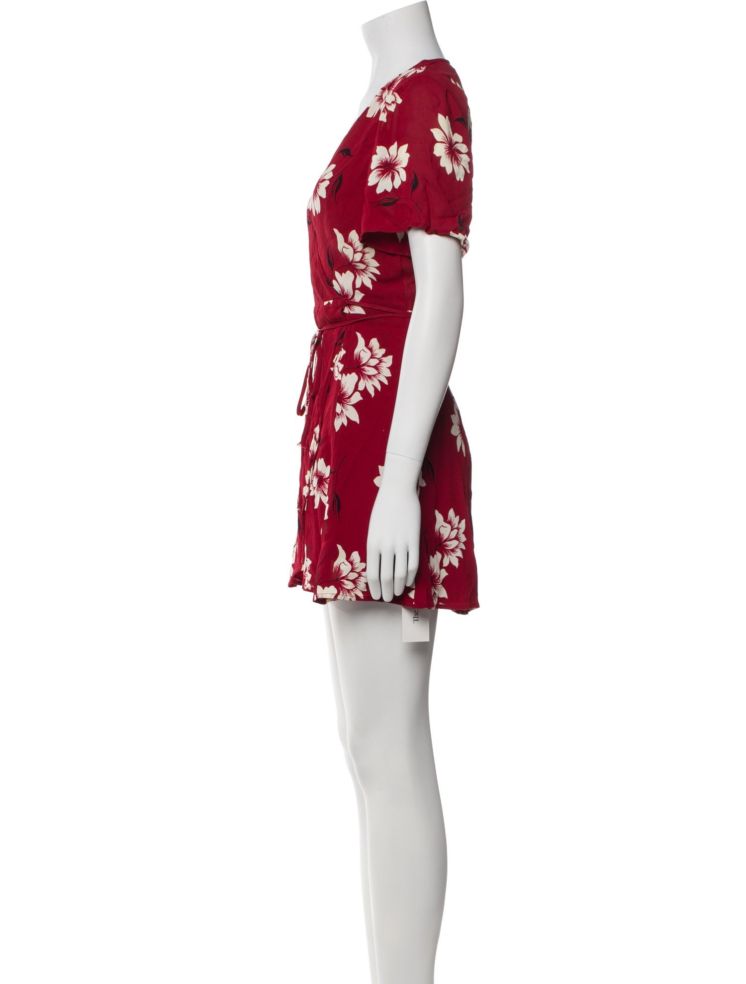 Reformation Floral Print Mini Dress