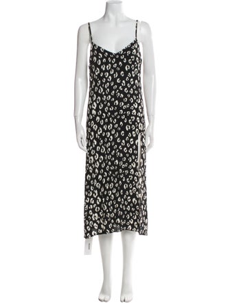 Reformation Printed Midi Length Dress