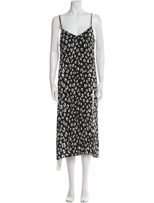 Reformation Printed Midi Length Dress