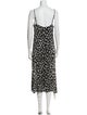 Reformation Printed Midi Length Dress