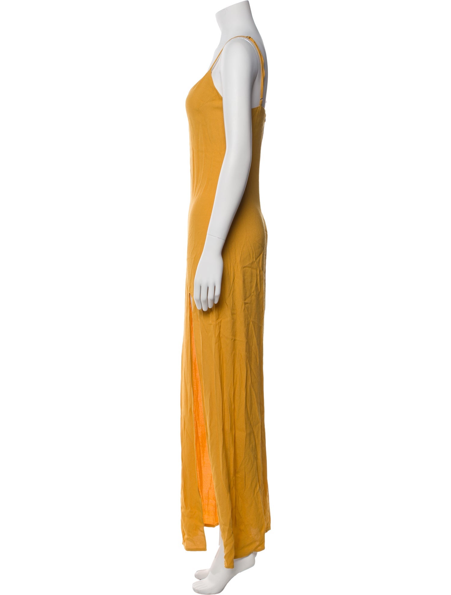 Reformation V-Neck Long Dress
