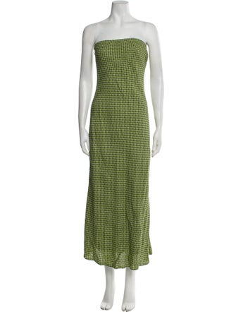 Reformation Printed Long Dress