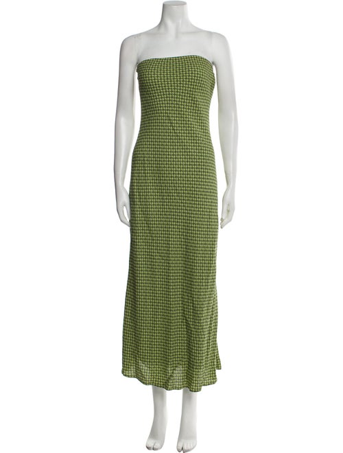 Reformation Printed Long Dress