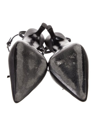 Reformation Bow Accents Slingback Pumps