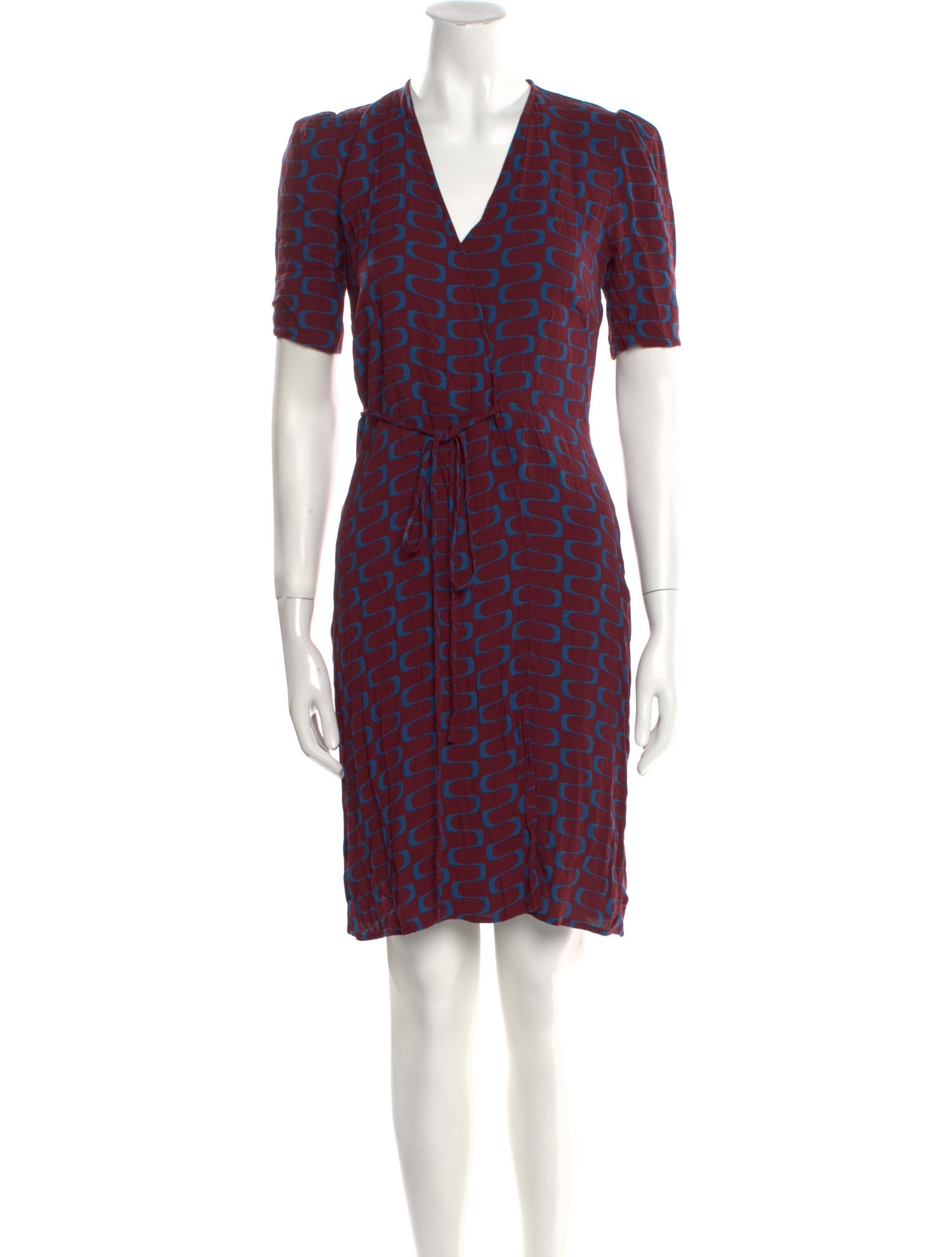 Reformation Printed Knee-Length Dress