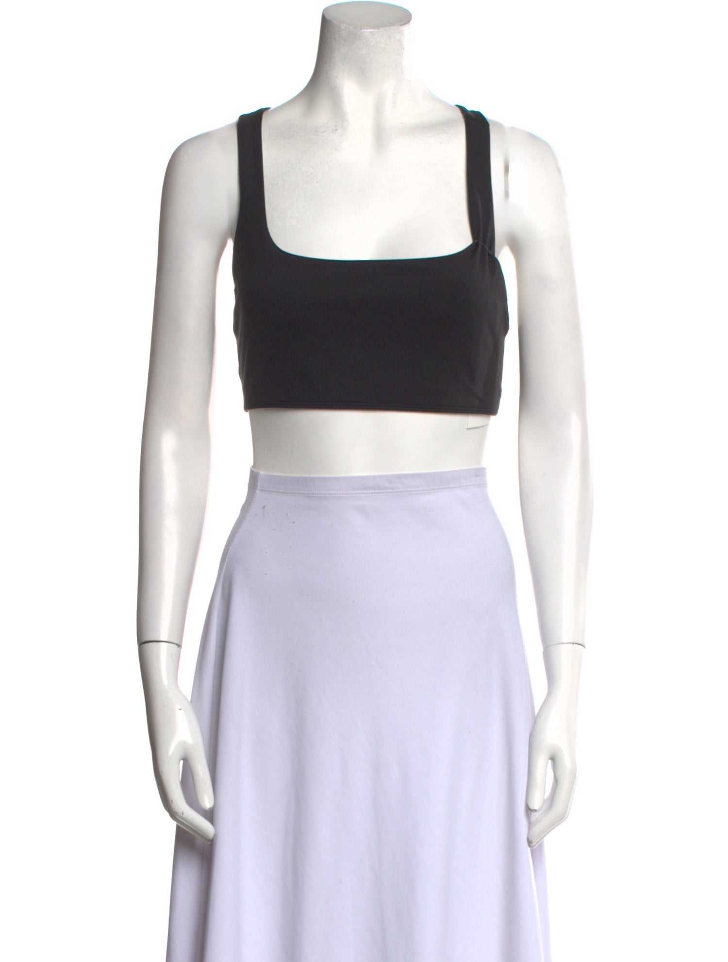 Reformation Square Neckline Sleeveless Crop Top