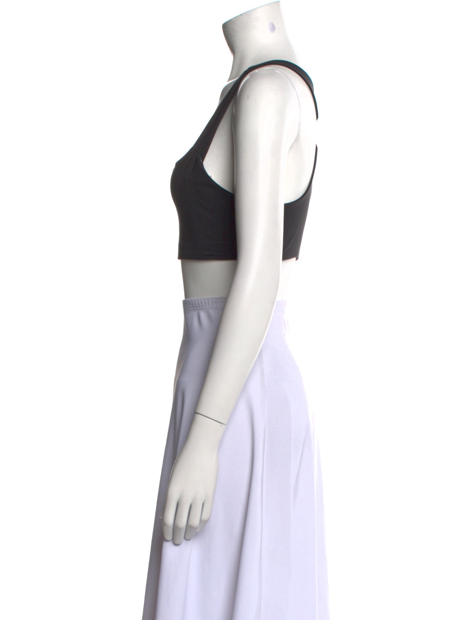 Reformation Square Neckline Sleeveless Crop Top