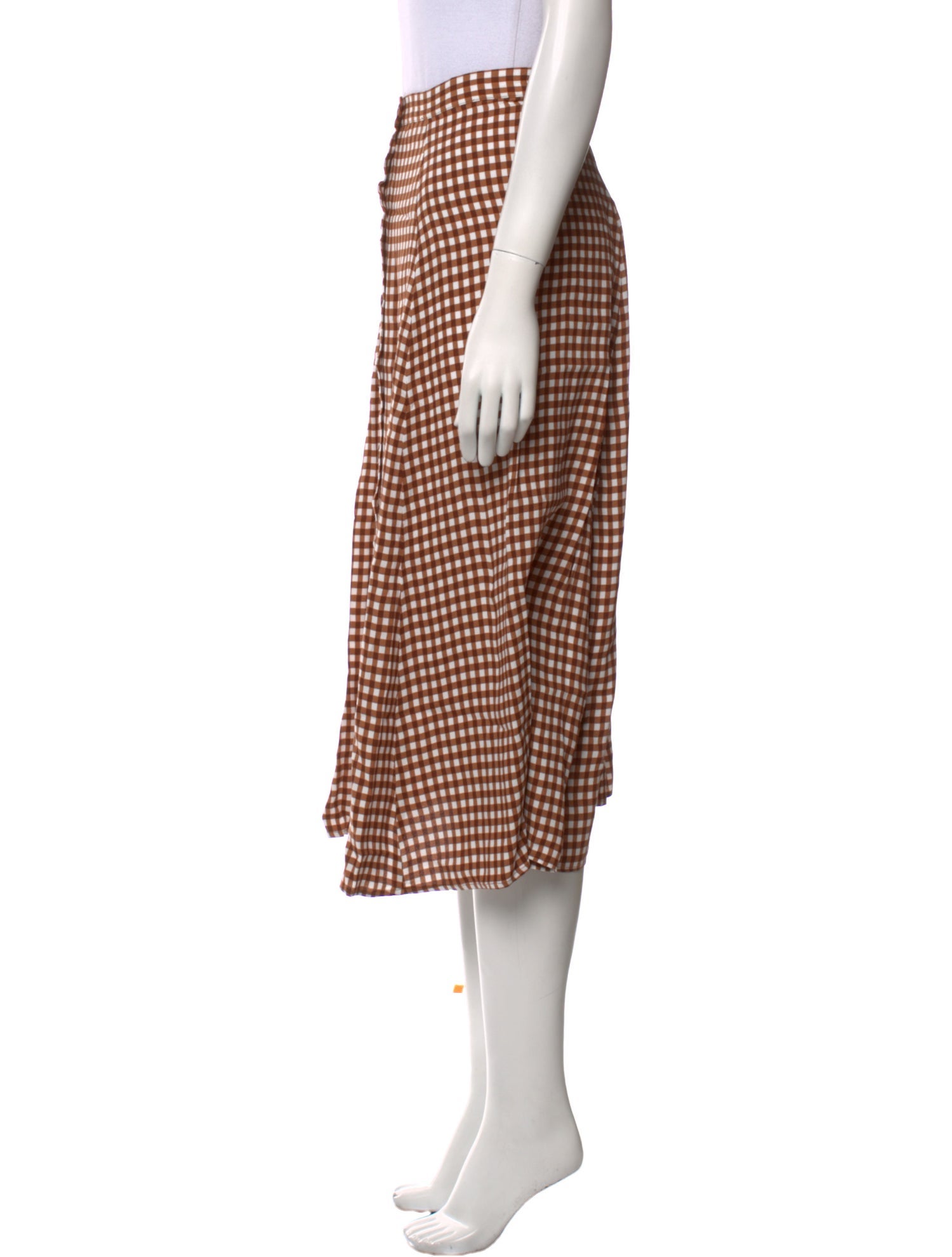 Reformation Linen Midi Length Skirt