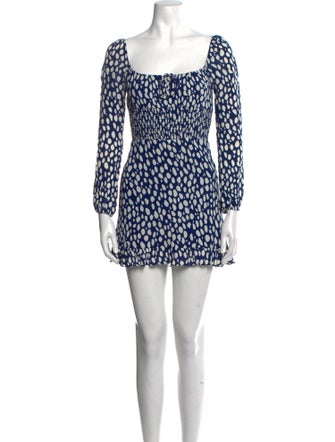 Reformation Printed Mini Dress