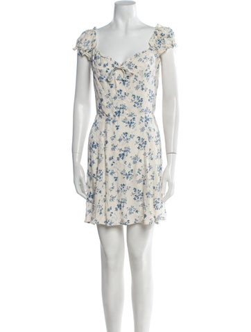 Reformation Dresses Floral Print Mini Dress M