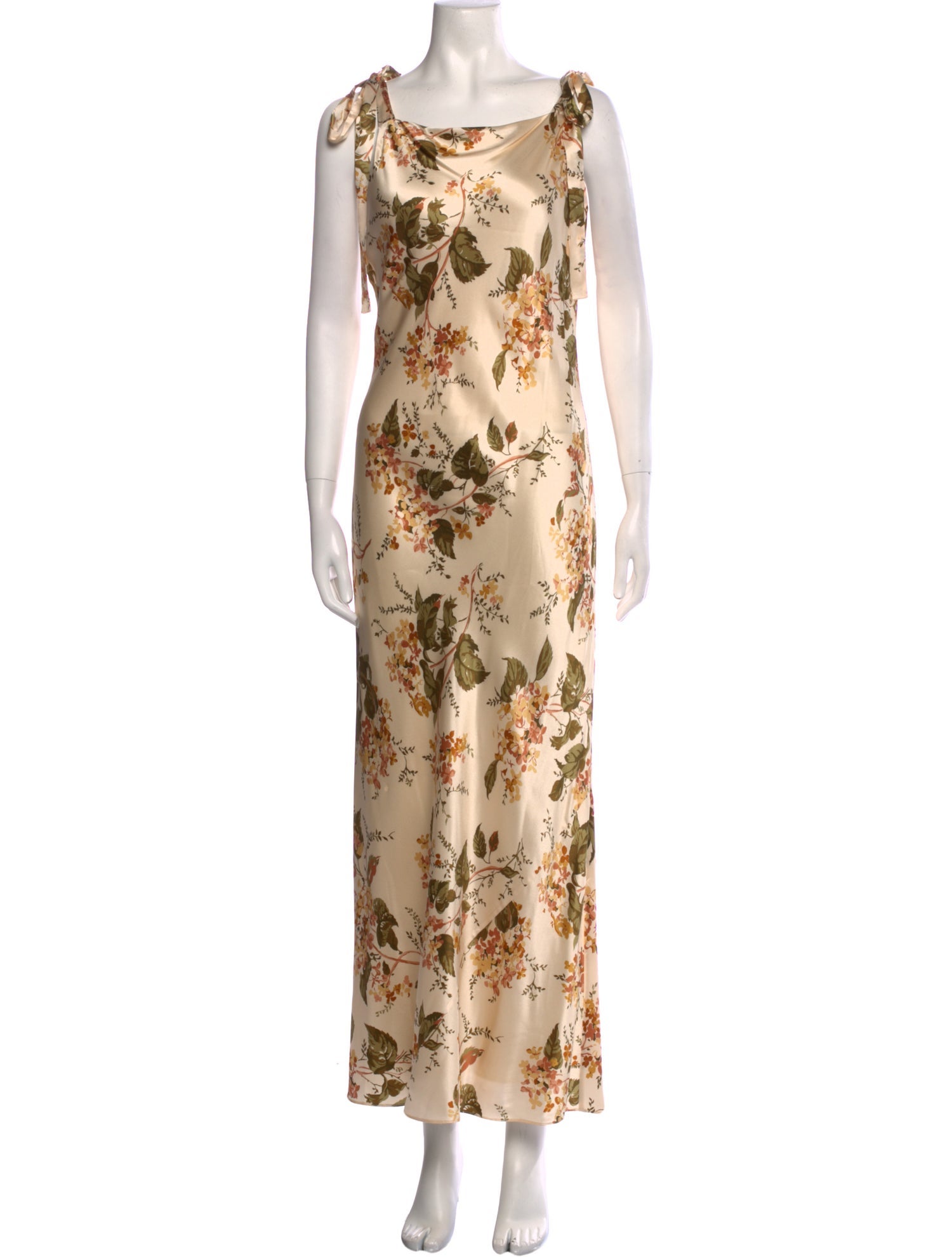 Reformation Silk Long Dress