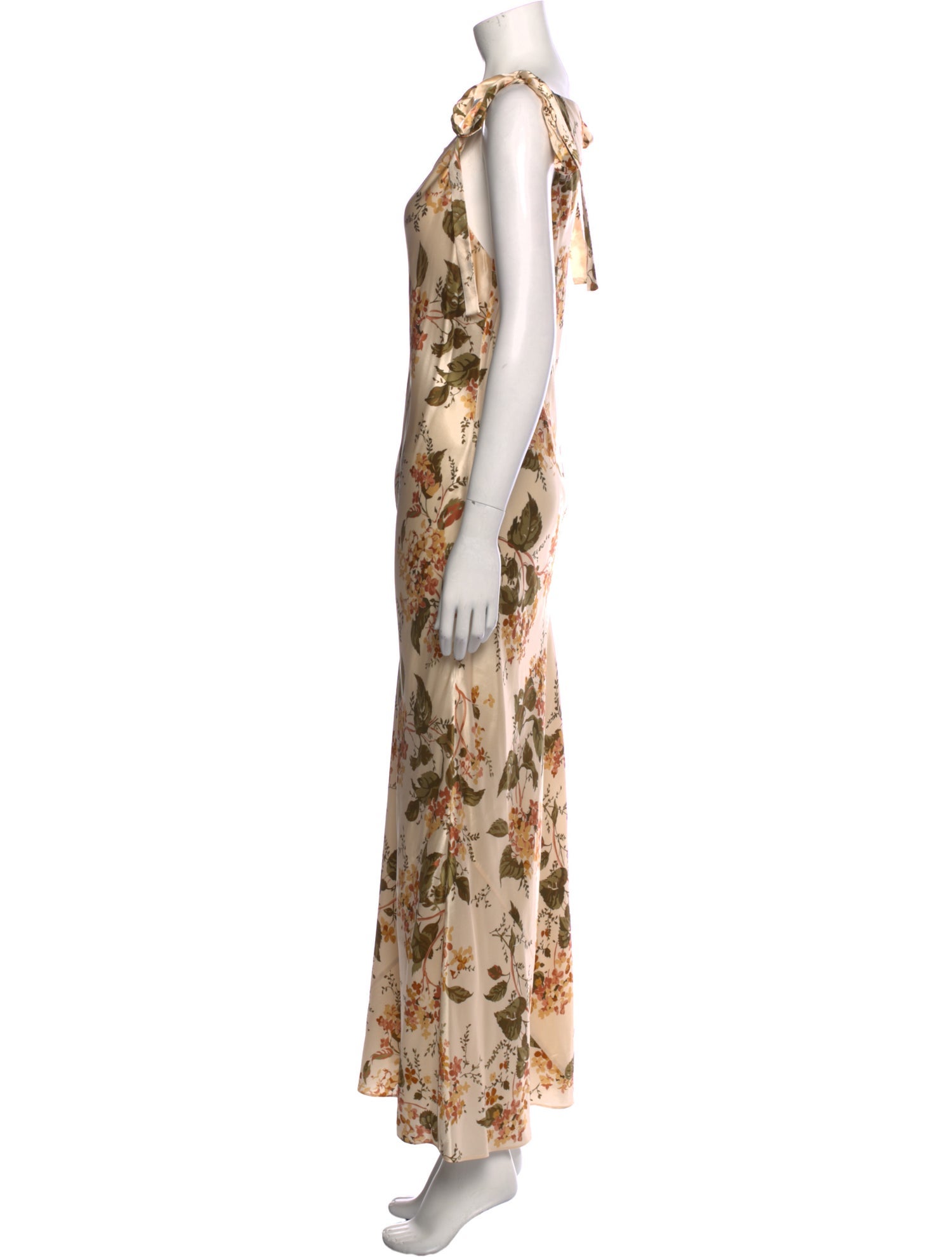 Reformation Silk Long Dress