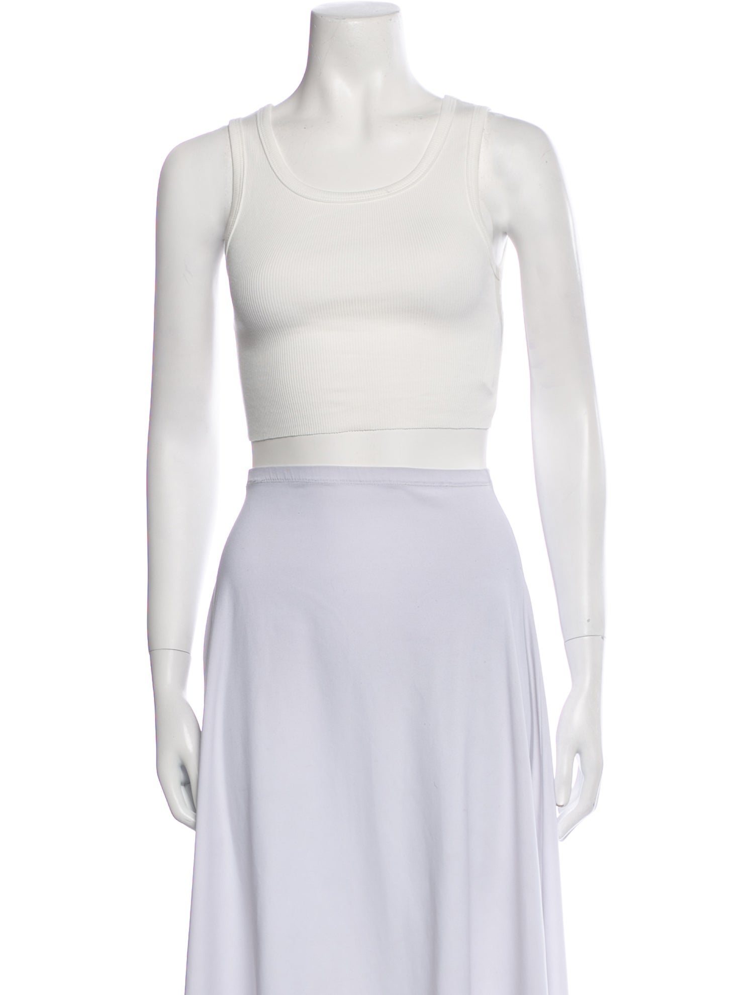 Reformation Scoop Neck Sleeveless Crop Top