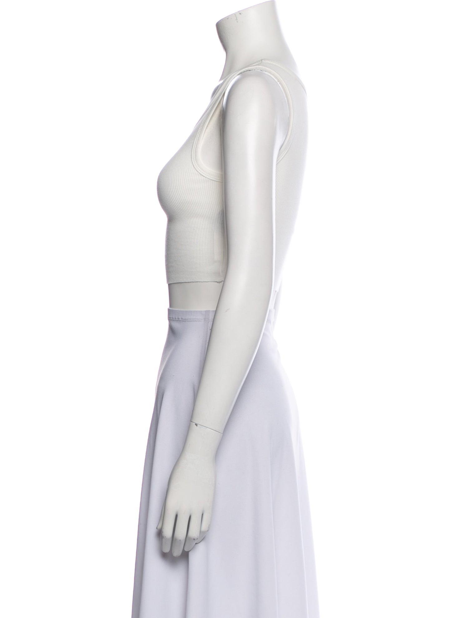 Reformation Scoop Neck Sleeveless Crop Top