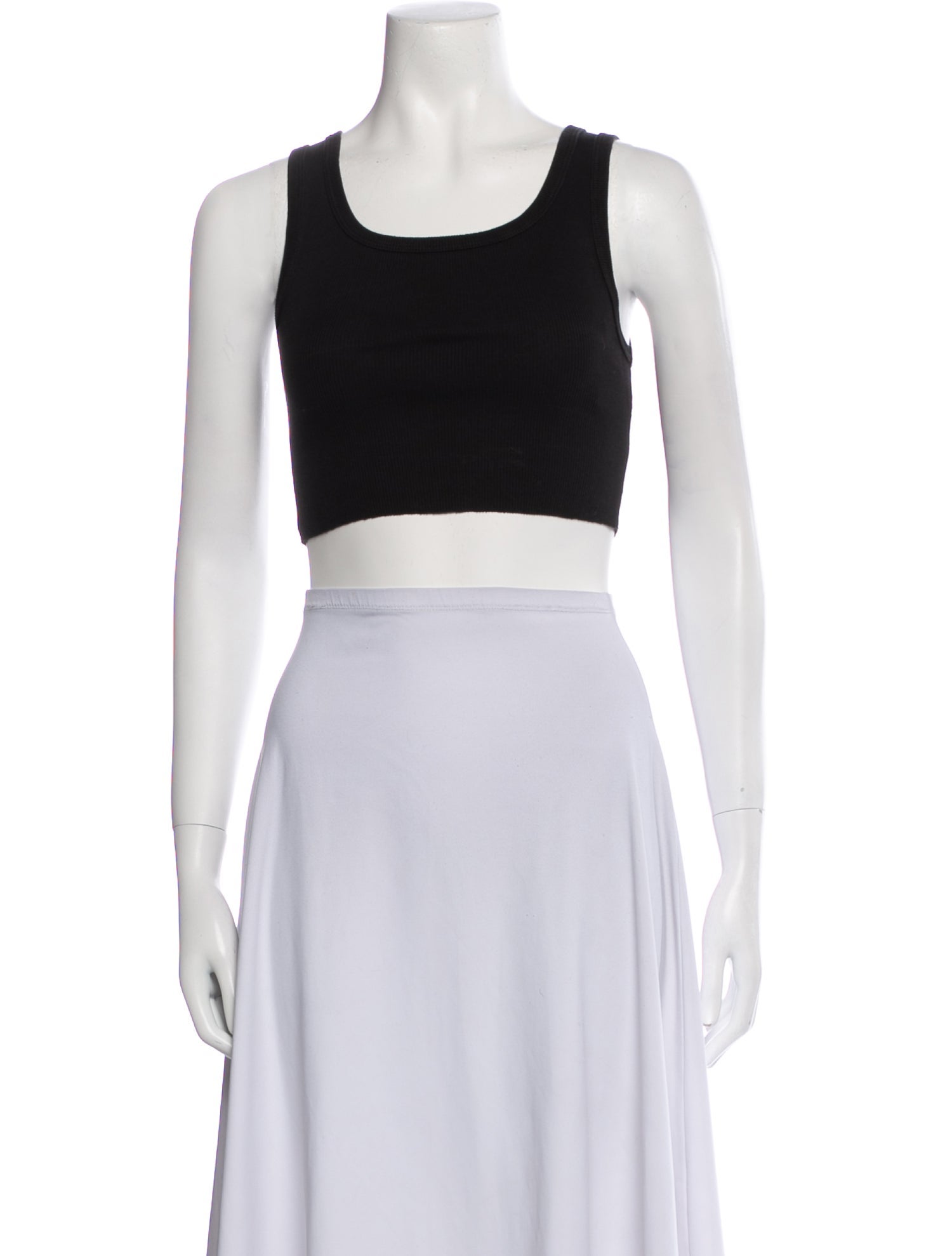 Reformation Scoop Neck Sleeveless Crop Top