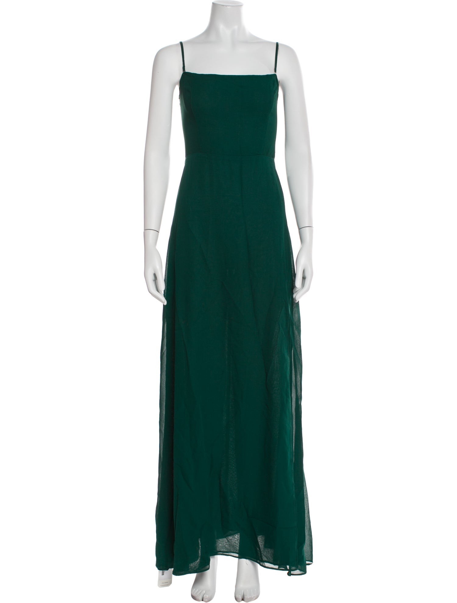 Reformation Square Neckline Long Dress