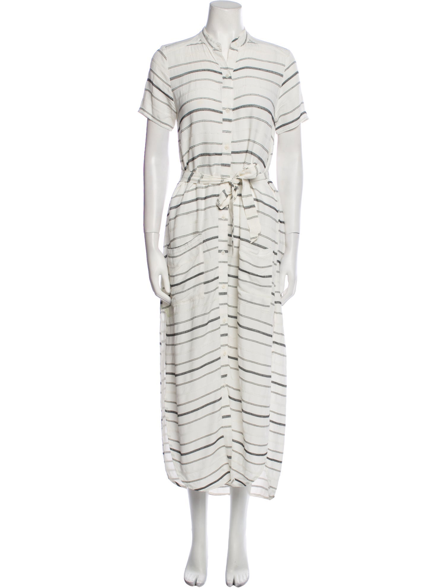 Reformation Striped Long Dress