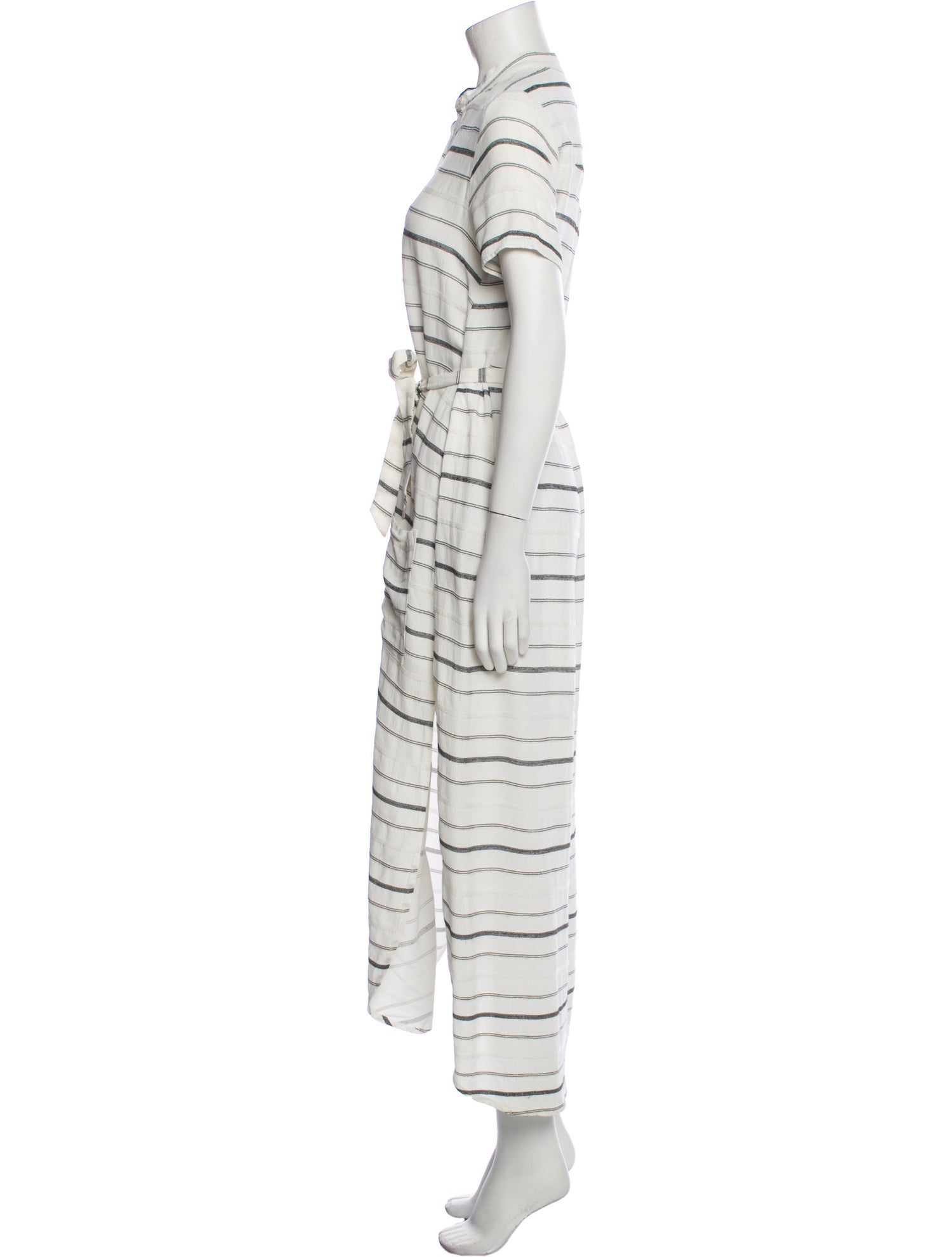 Reformation Striped Long Dress