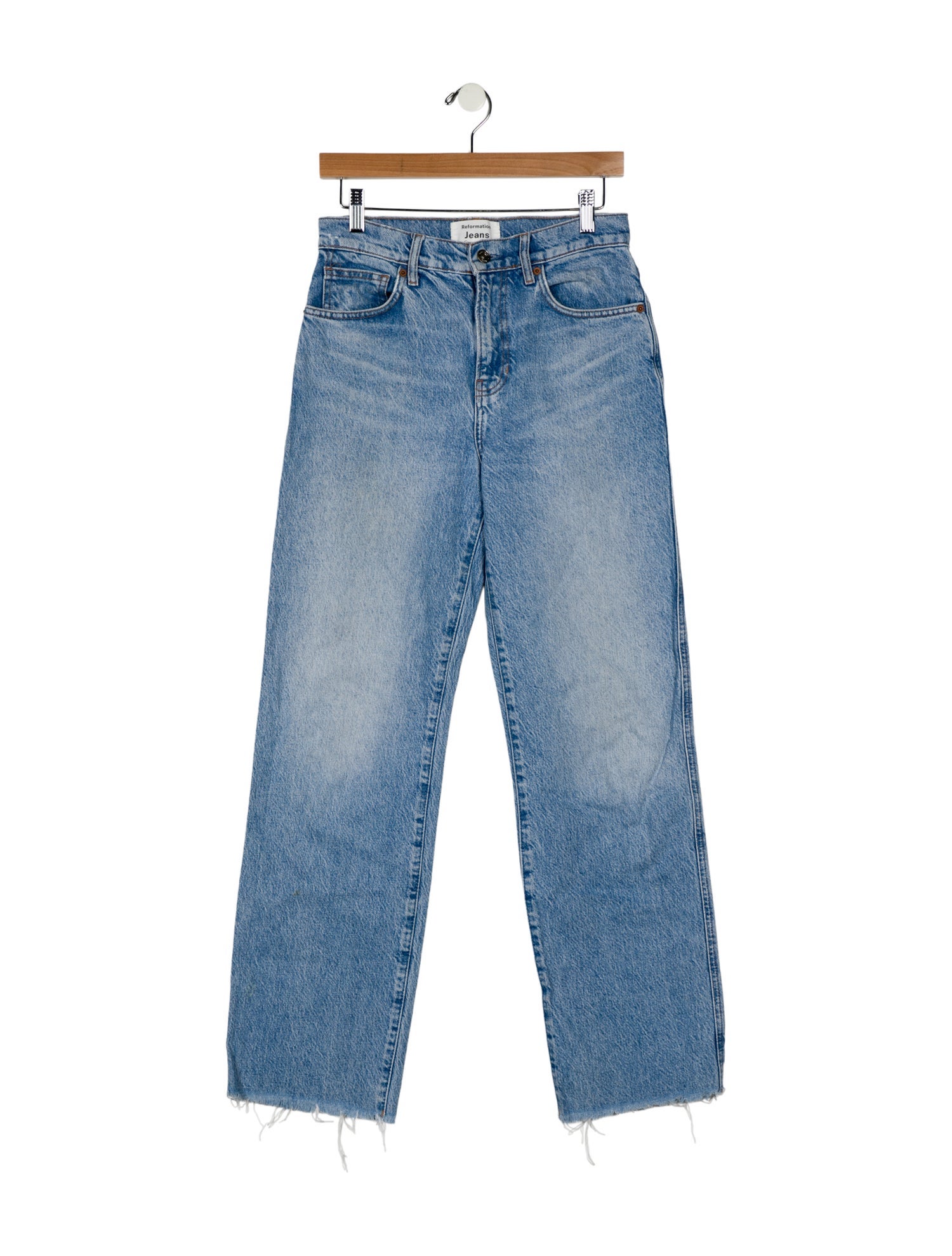 Reformation High-Rise Straight Leg Jeans