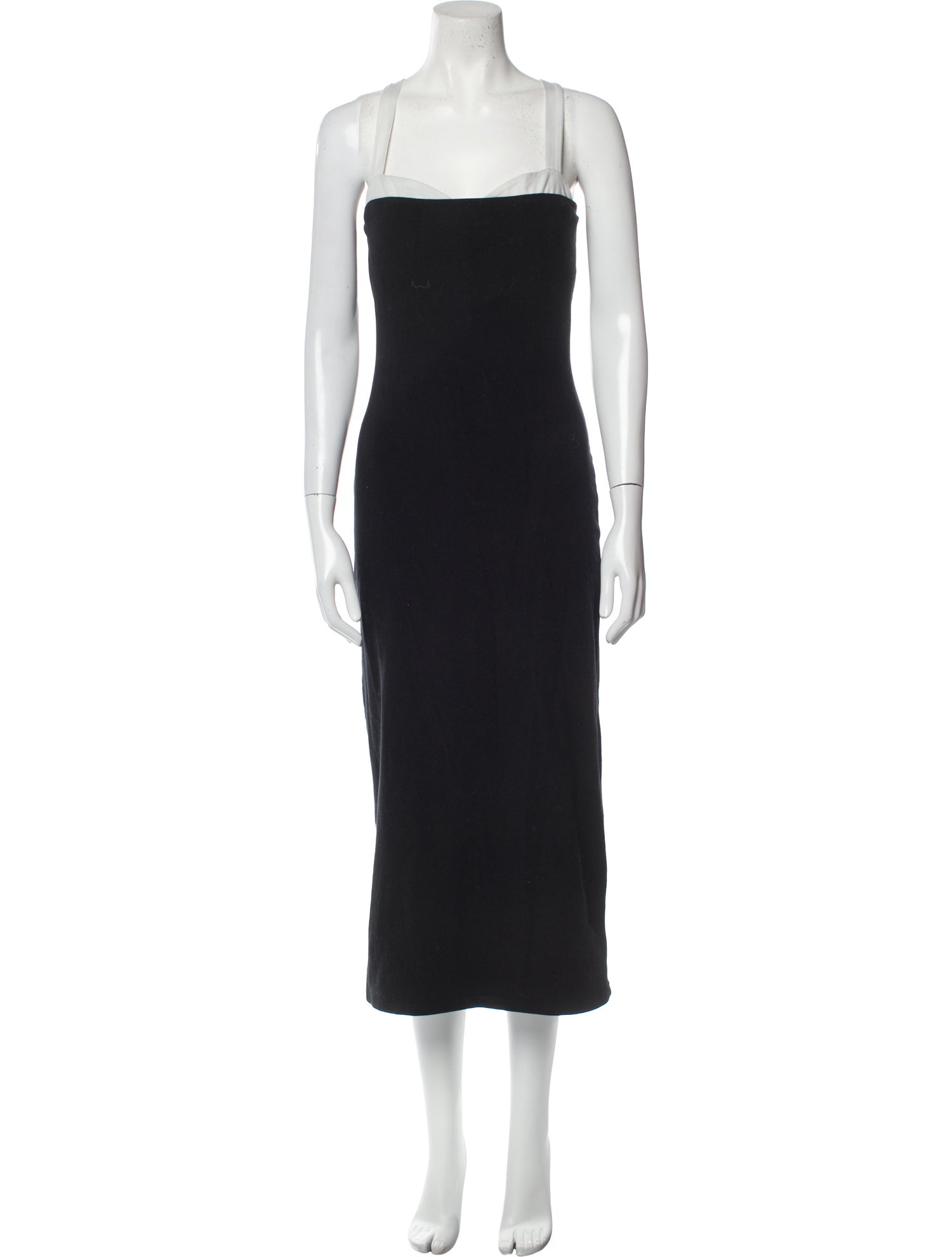 Reformation Square Neckline Long Dress