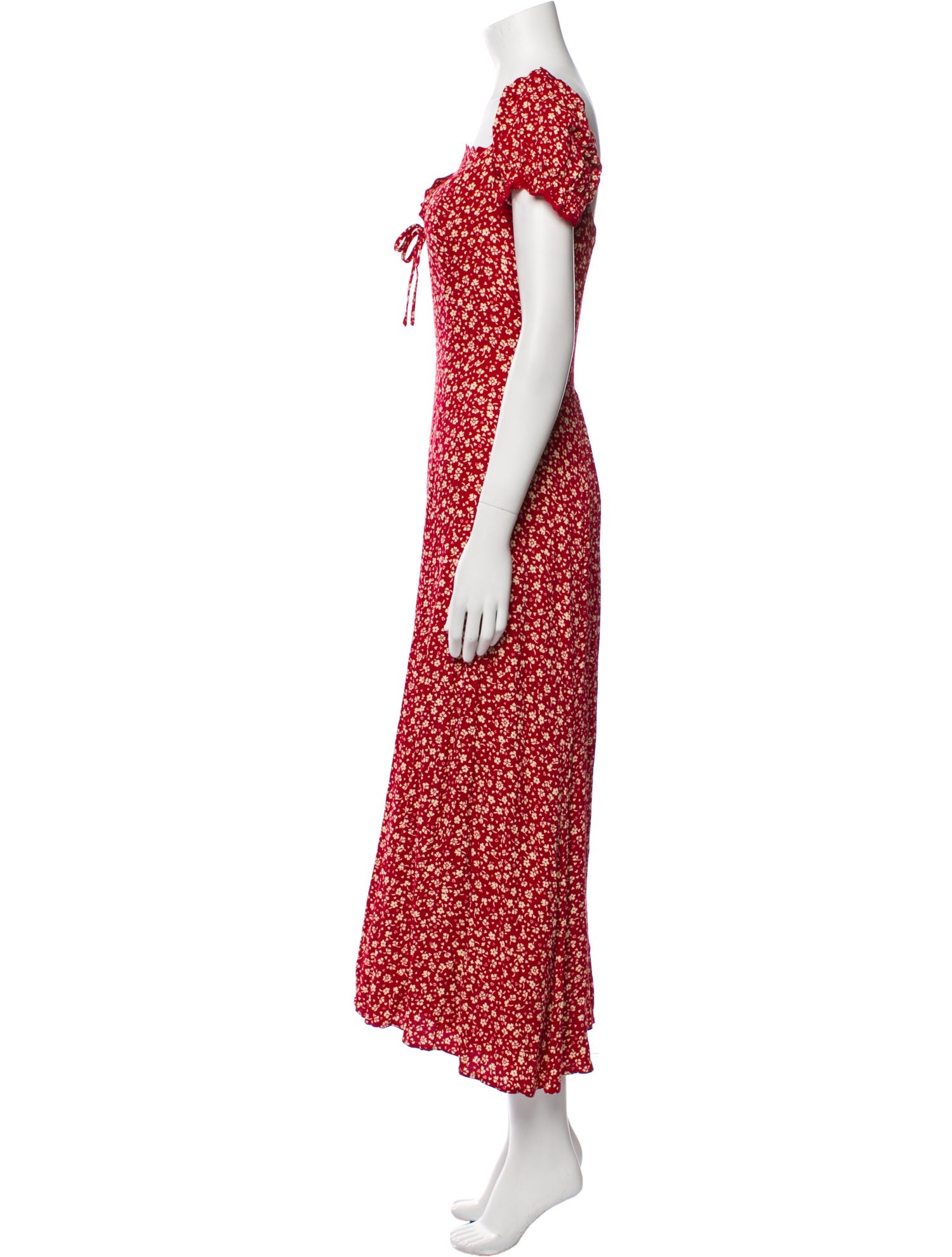 Reformation Floral Print Long Dress