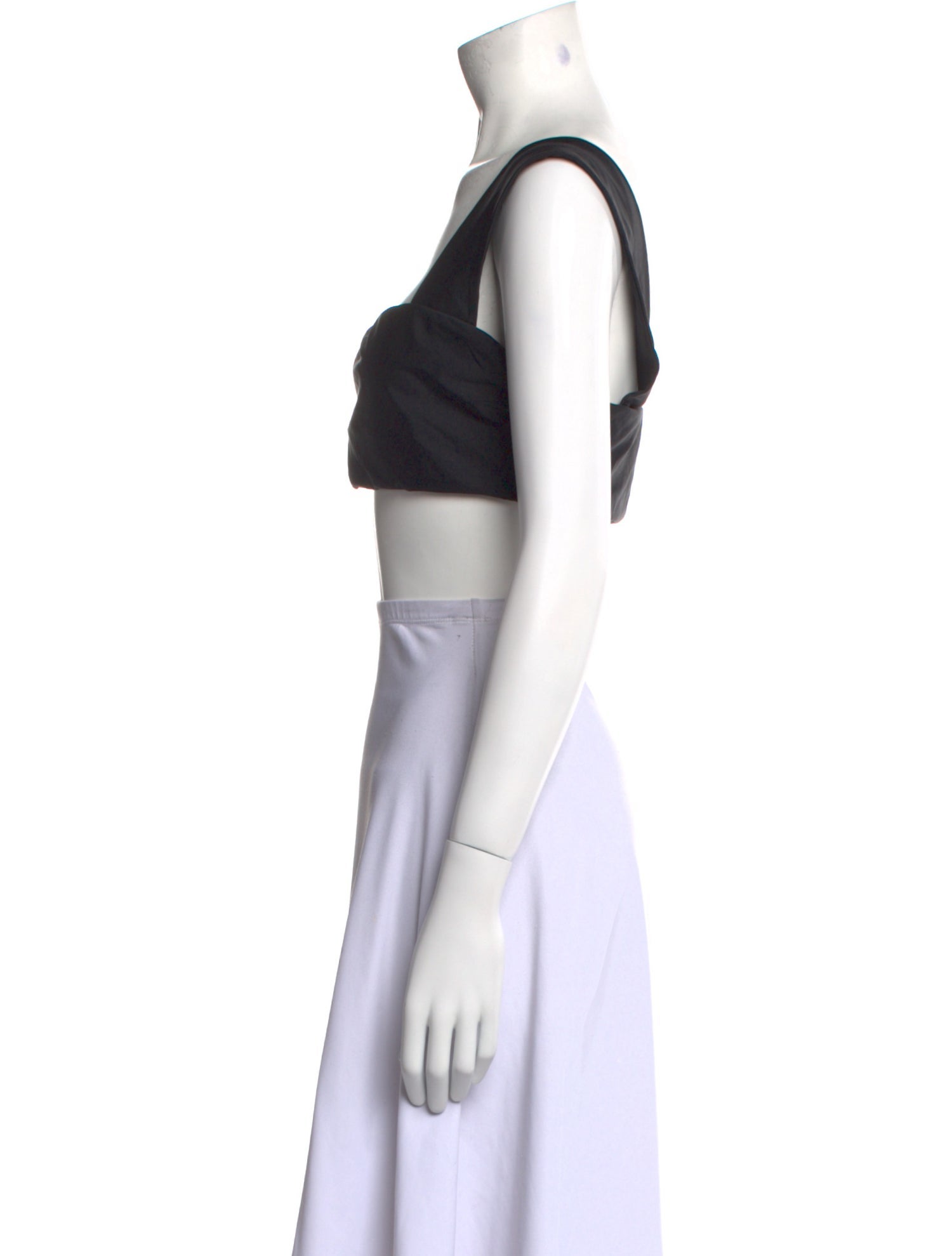 Reformation Square Neckline Sleeveless Crop Top