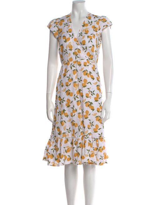 Reformation Linen Midi Length Dress