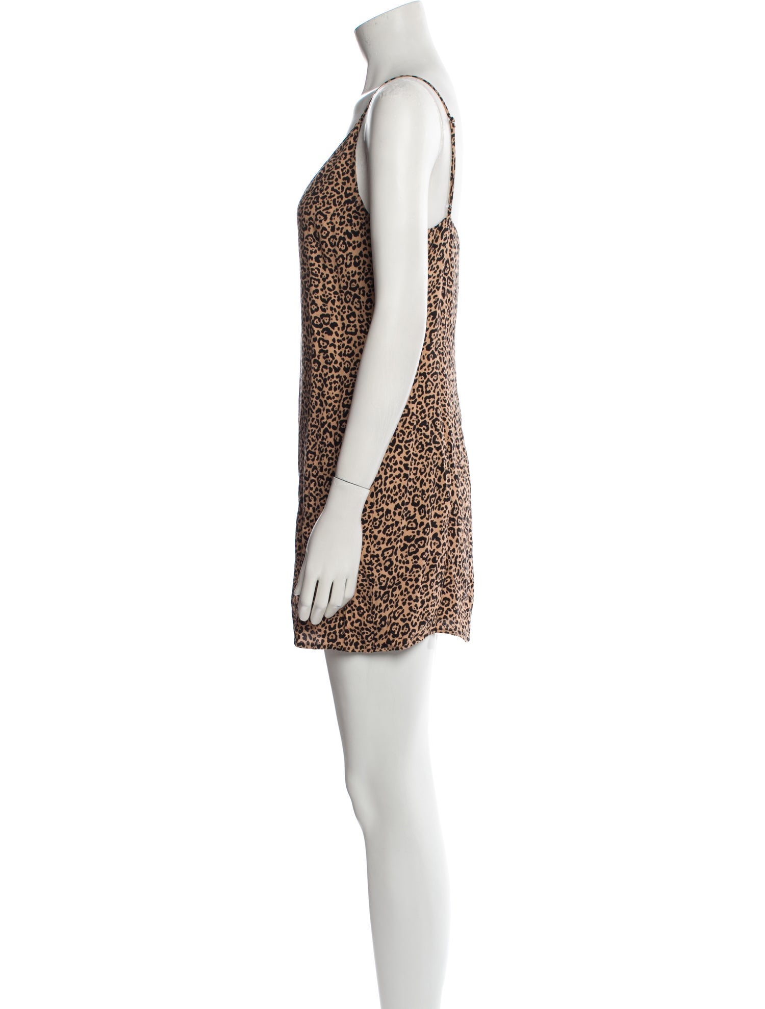 Reformation Animal Print Mini Dress