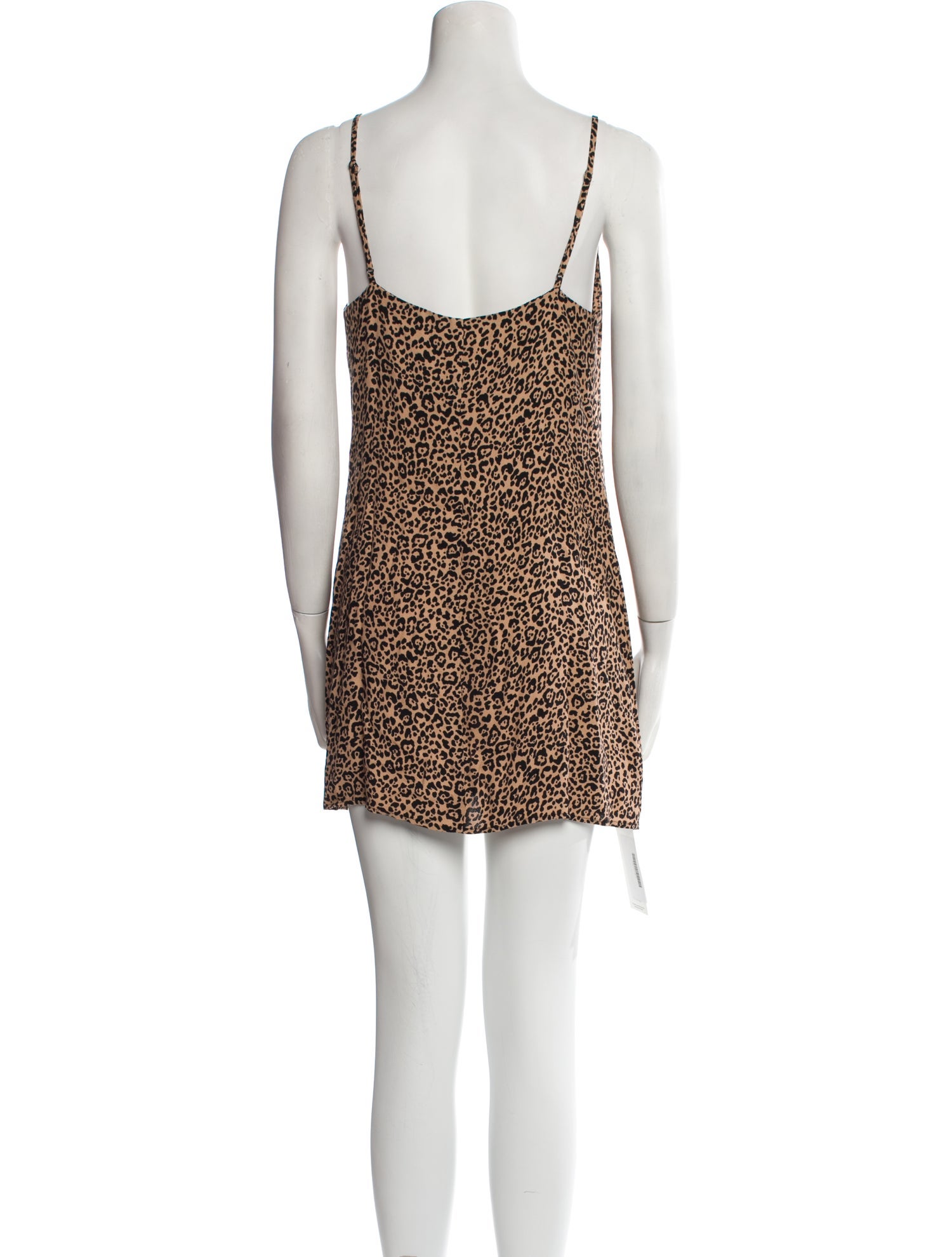 Reformation Animal Print Mini Dress