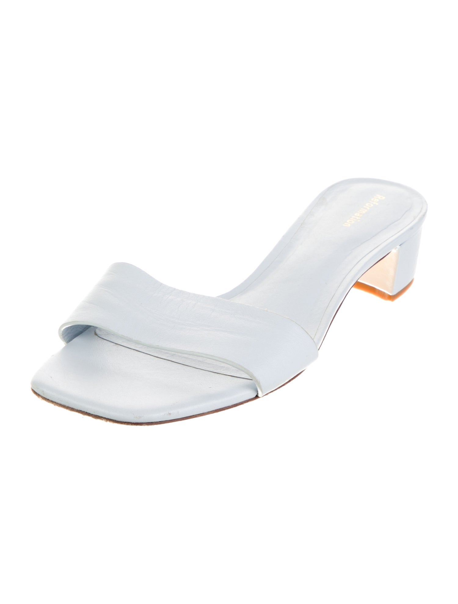 Reformation Leather Slides