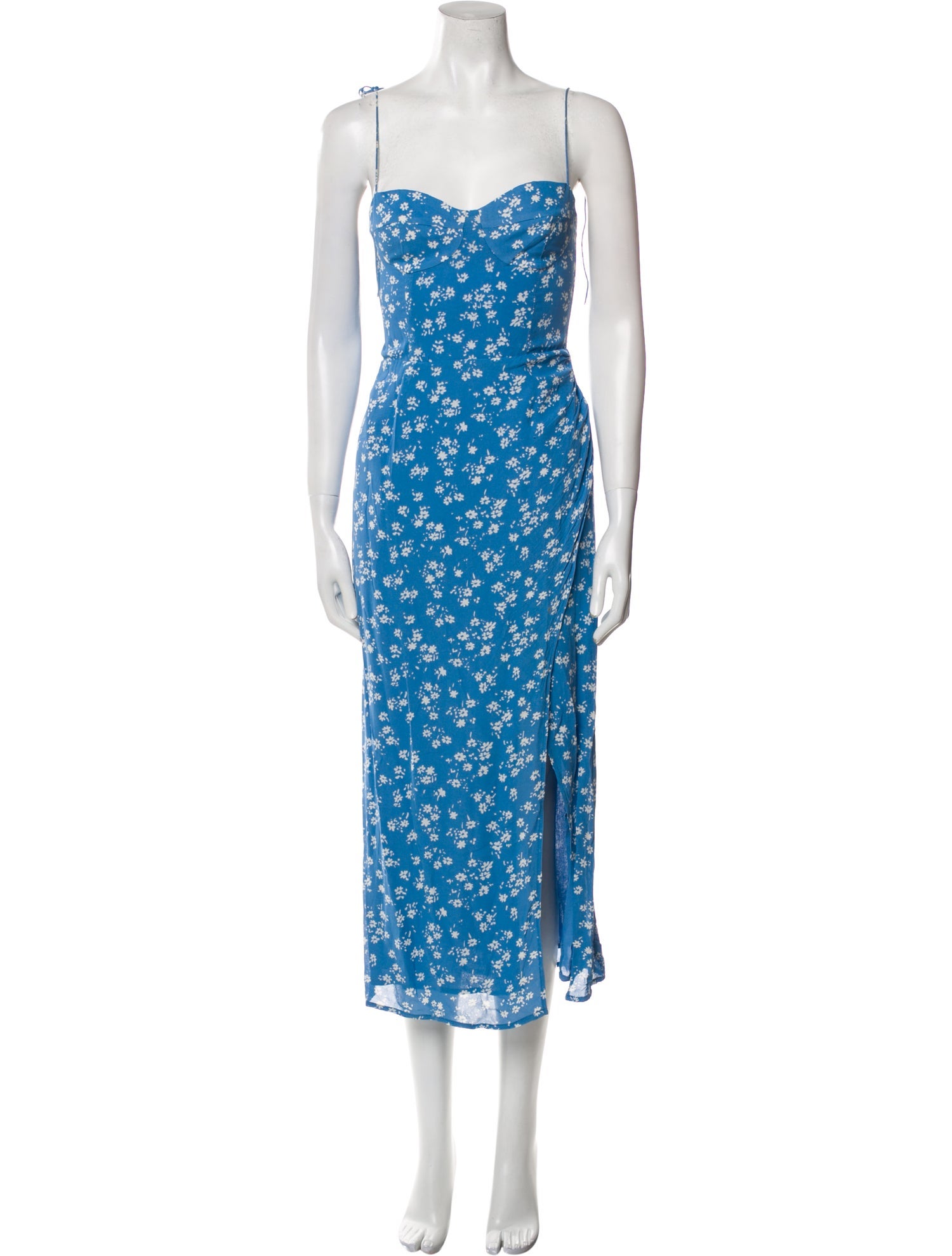 Reformation Floral Print Long Dress