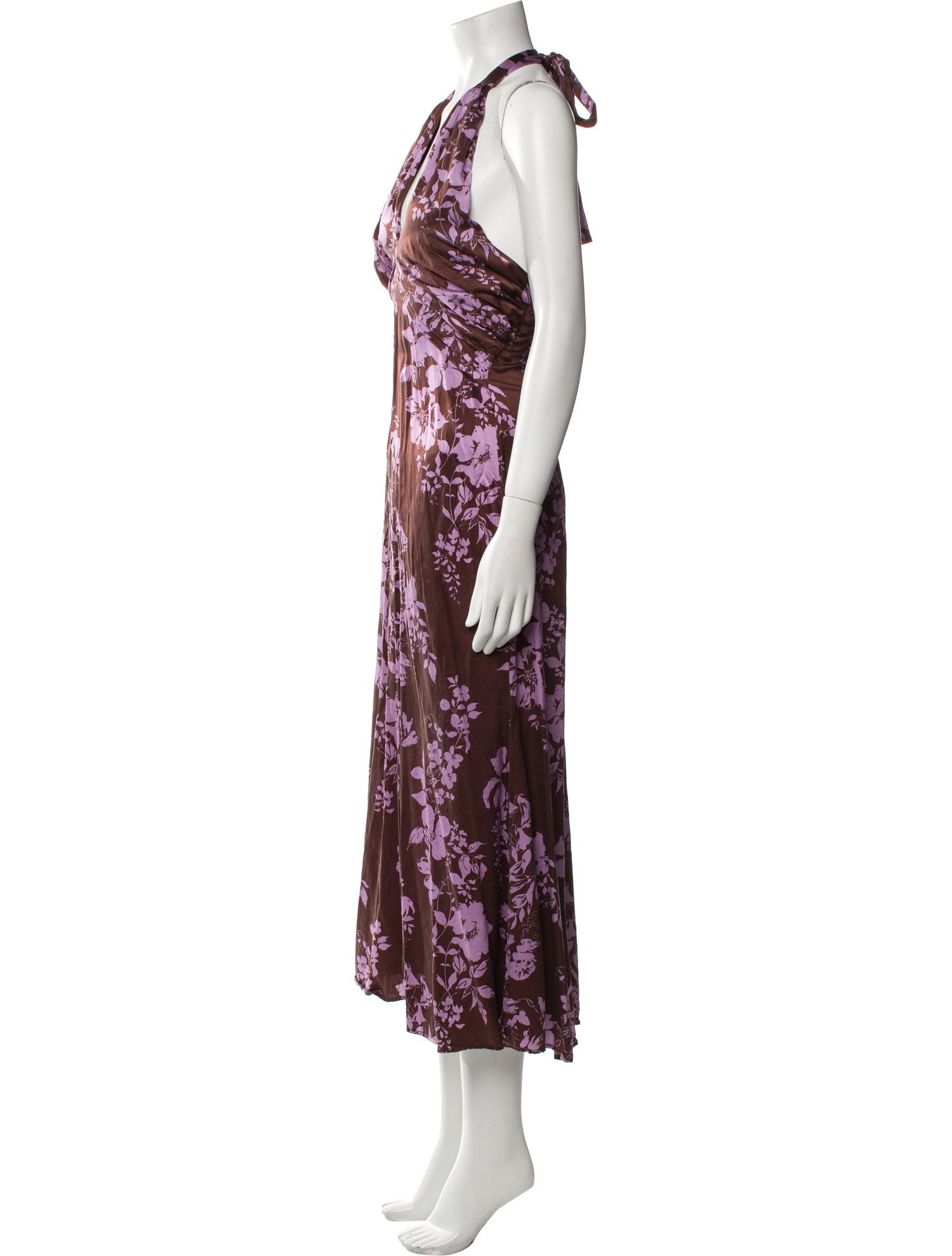 Reformation Silk Long Dress