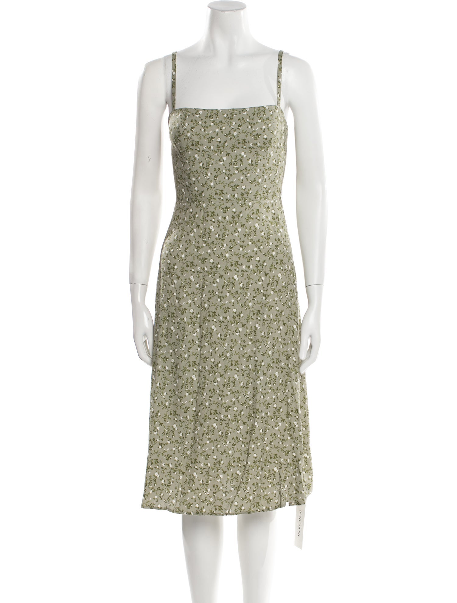 Reformation Printed Knee-Length Dress