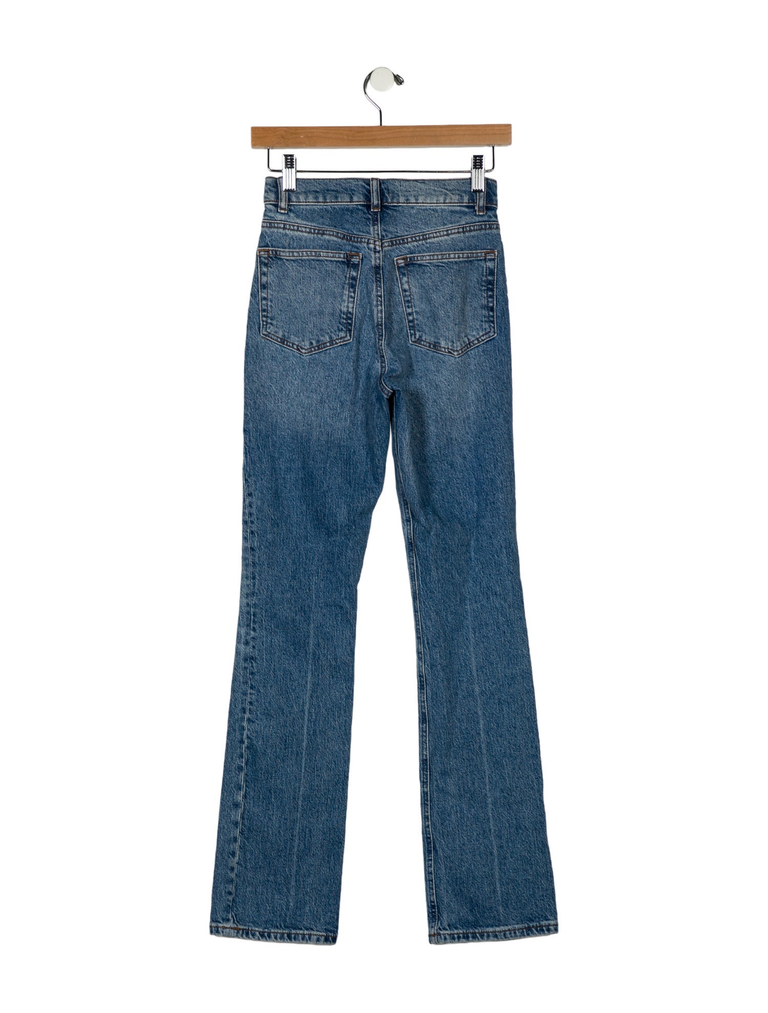 Reformation Mid-Rise Straight Leg Jeans