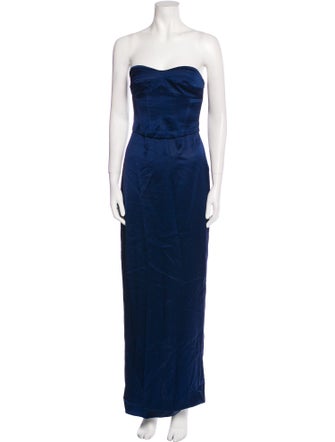 Reformation Silk Long Dress