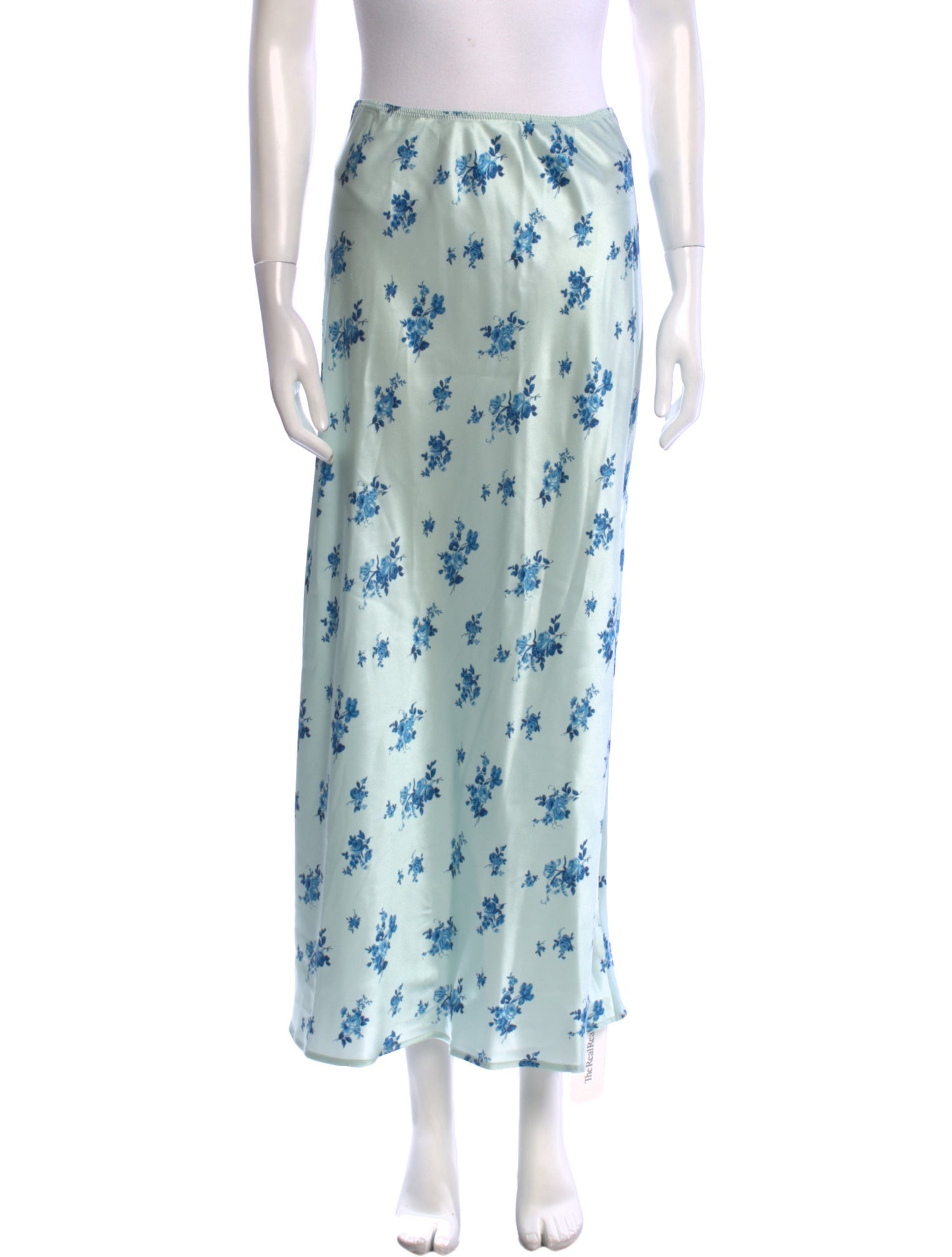 Reformation Silk Midi Length Skirt