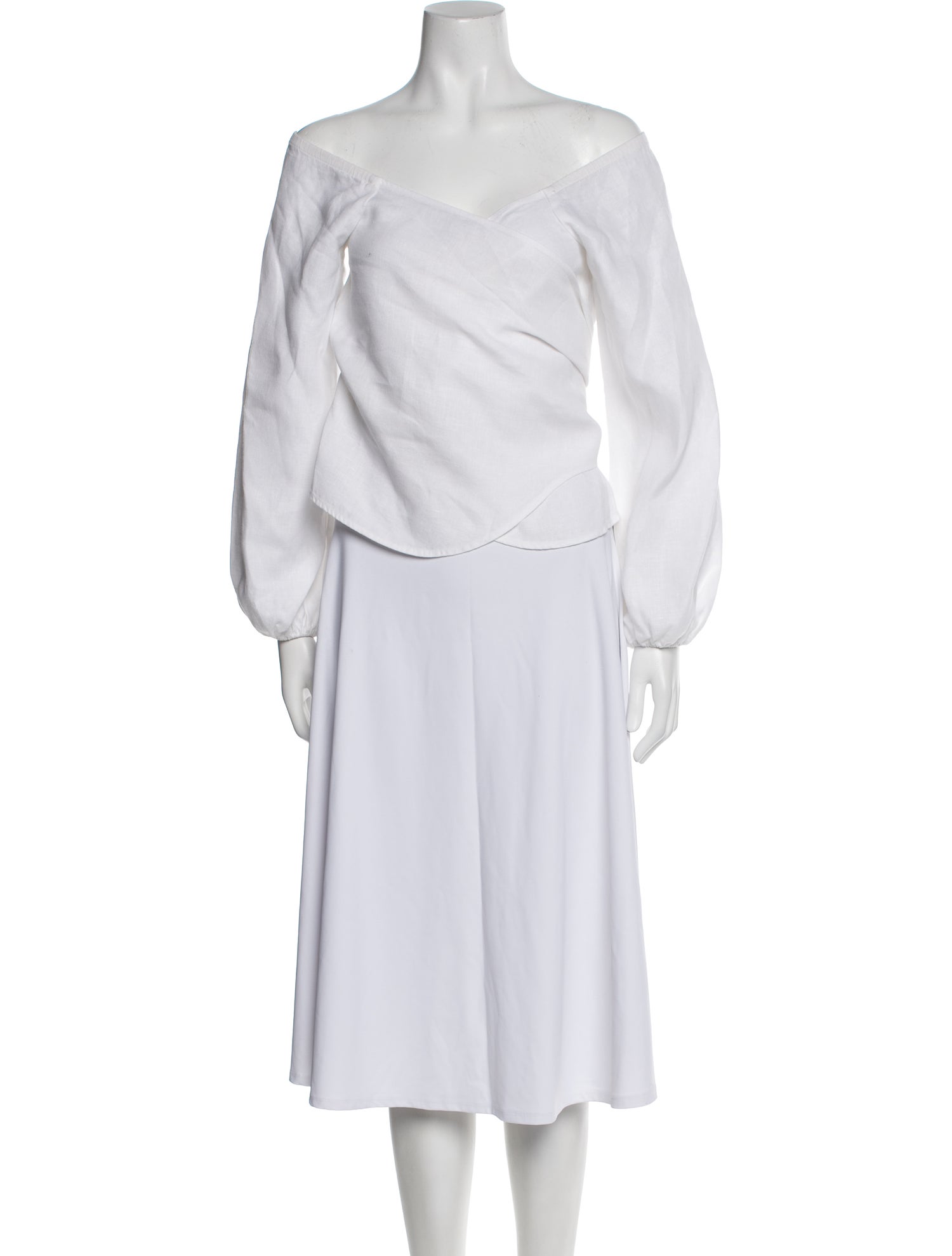 Reformation Linen One-Shoulder Tunic