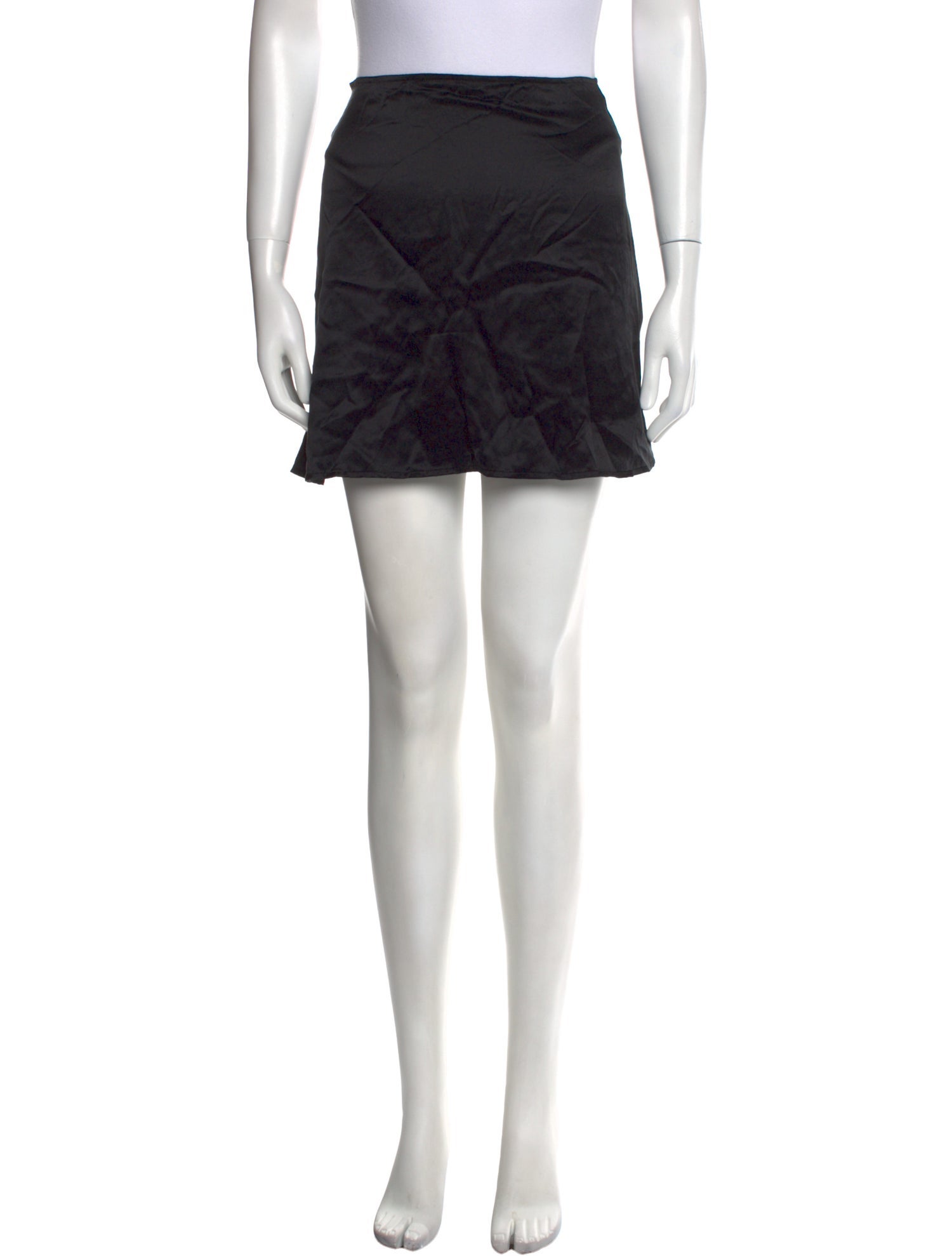 Reformation Silk Mini Skirt