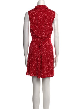 Reformation Polka Dot Print Mini Dress