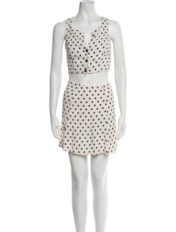 Reformation Suits and Sets Polka Dot Print Skirt Set M